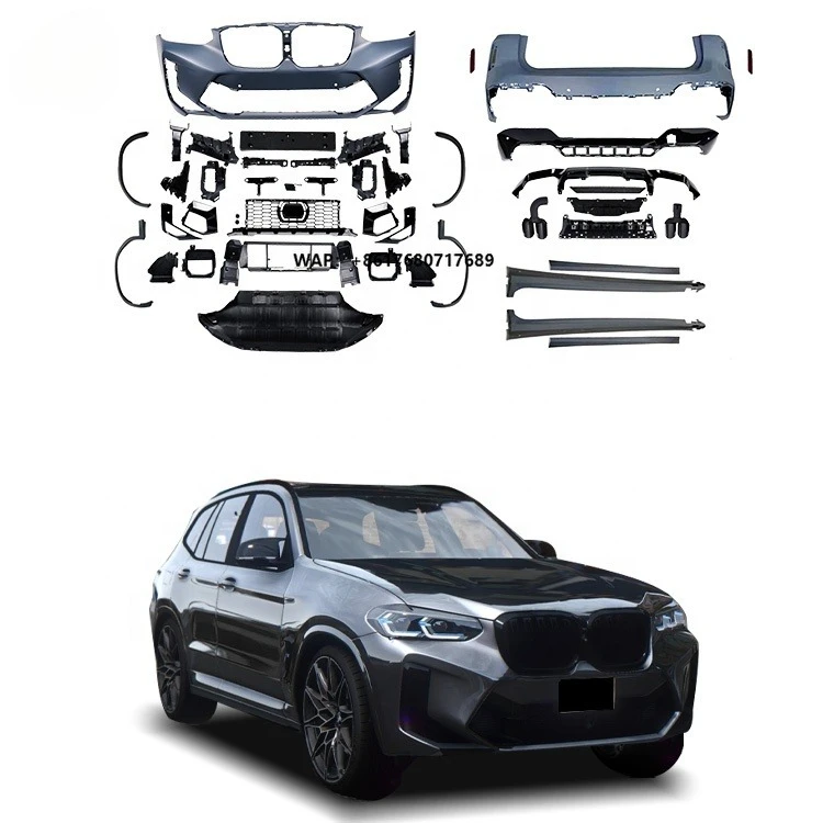 High Quality 2022 for X3 G01 LCI Facelift X3M Bodykit Front Grille Rear Diffuser Rear Lip Exhaust Pipe Tips Body Kits
High Quality 2022 for X3 G01 LCI Facelift X3M Bodykit Front Grille Rear Diffuser Rear Lip Exhaust Pipe Tips Body Kits
