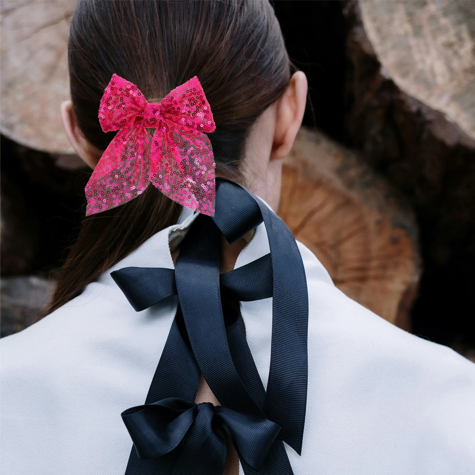 Glitter Hair Bow Clips Sparkling Sequins Cheer Bow Barrettes Alligator Hairpins Lightweight Shiny Durable Easy Clip Stylish
Glitter Hair Bow Clips Sparkling Sequins Cheer Bow Barrettes Alligator Hairpins Lightweight Shiny Durable Easy Clip Stylish