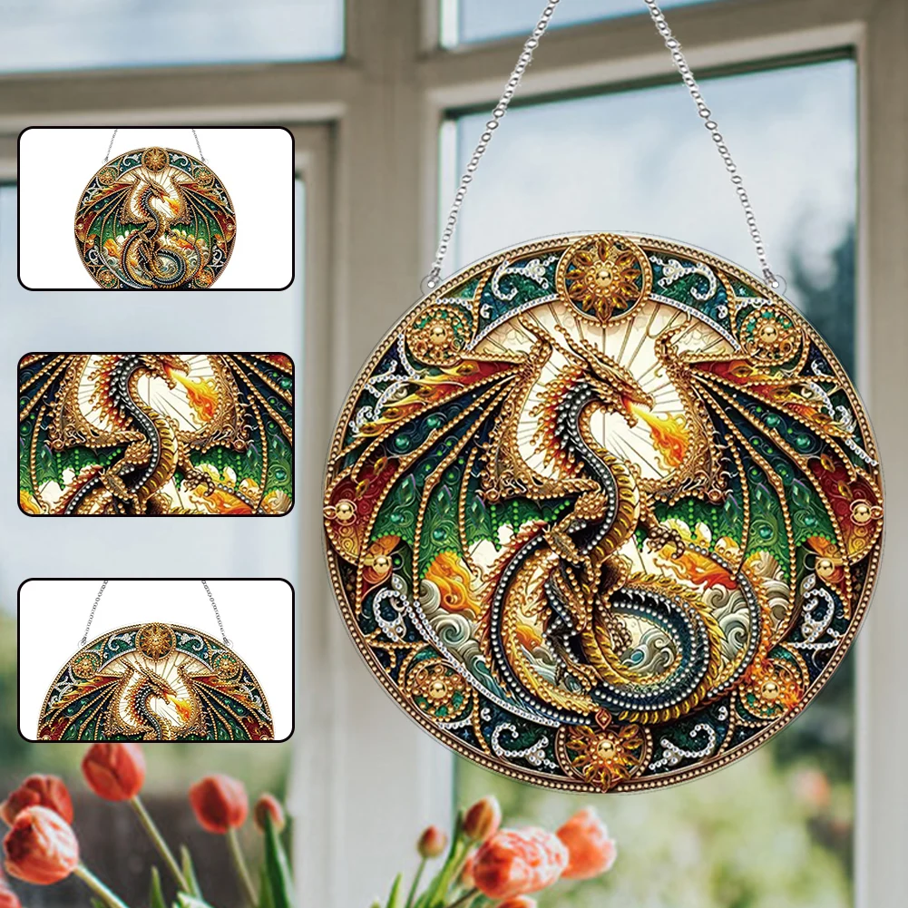 Stained Glass Animal 5D DIY Diamond Painting Dots Pendant Suncatcher Diamond Painting Art Pendant for Garden Window Decor
Stained Glass Animal 5D DIY Diamond Painting Dots Pendant Suncatcher Diamond Painting Art Pendant for Garden Window Decor