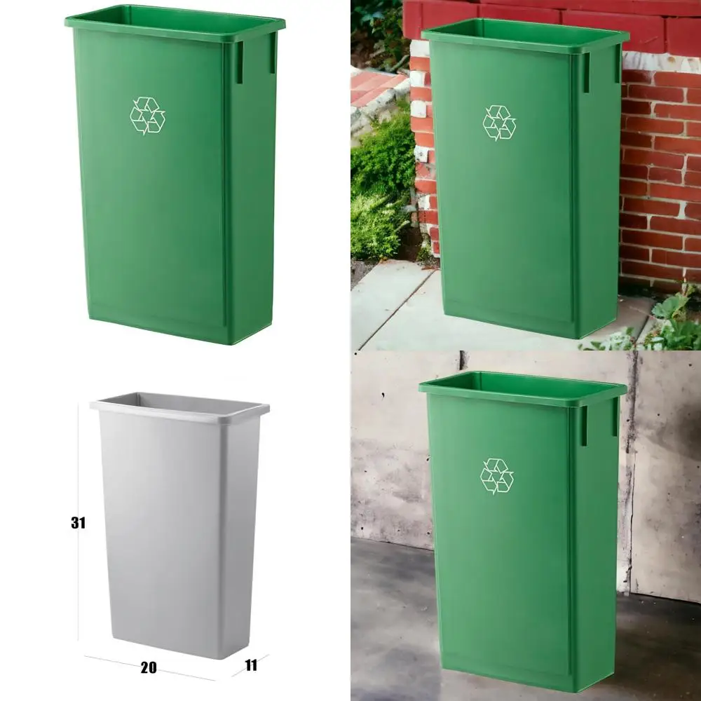 Large Capacity Green Slimline Plastic Waste Bins for Kitchen and Dining Establishments
Large Capacity Green Slimline Plastic Waste Bins for Kitchen and Dining Establishments