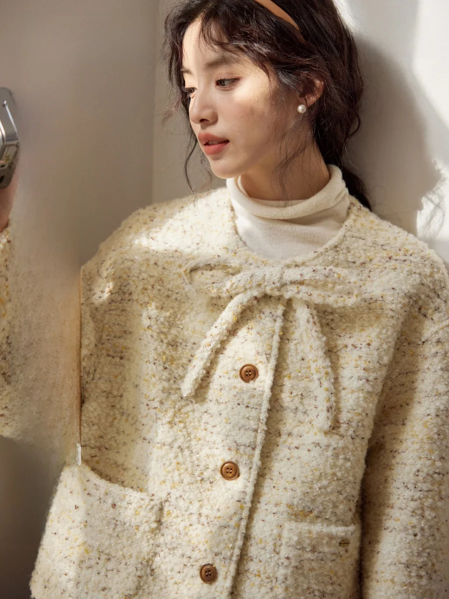 Nov Et ort Woolen Coat for Women Retro Sle Commute Friendly Straight Cut Fit 50% Wool 50% Polyester Long Sve round ...
Nov Et ort Woolen Coat for Women Retro Sle Commute Friendly Straight Cut Fit 50% Wool 50% Polyester Long Sve round ...