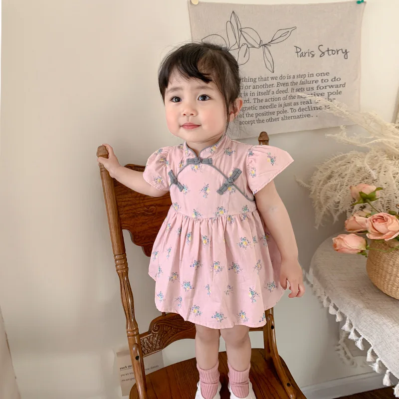 Baby Girl Dress Girls Dress 2024 Summer New Children Chinese Style Princess Dress Baby Baby Fart Comfort Fashion Skirt
Baby Girl Dress Girls Dress 2024 Summer New Children Chinese Style Princess Dress Baby Baby Fart Comfort Fashion Skirt