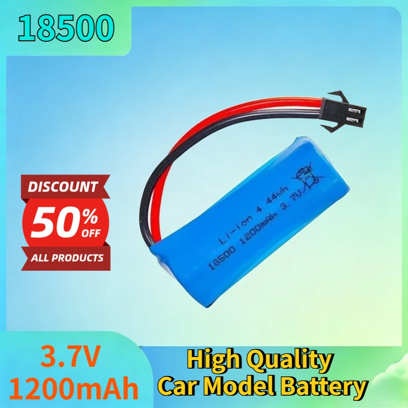 New 18500 3.7V 1200mAh Lithium-ion Rechargeable Battery for Remote Control Aircraft Toy Polymer High Quality Car Model Battery
New 18500 3.7V 1200mAh Lithium-ion Rechargeable Battery for Remote Control Aircraft Toy Polymer High Quality Car Model Battery