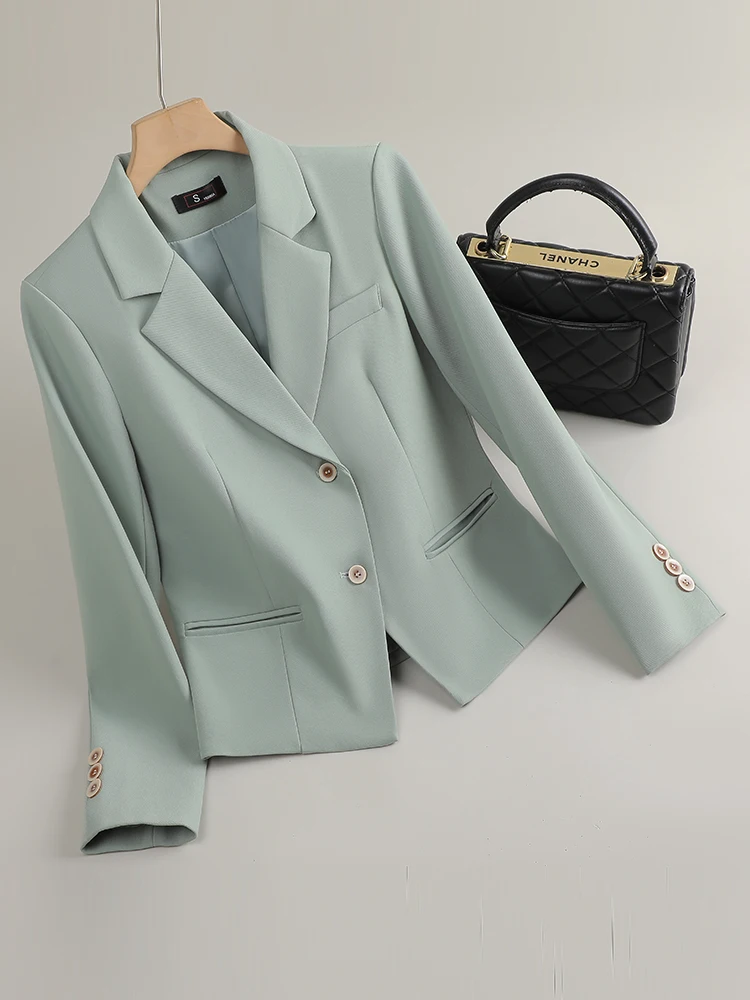 Fashion Ladies Blazer Women Green Apricot Black Female Business Work Wear Formal Jacket Coat
Fashion Ladies Blazer Women Green Apricot Black Female Business Work Wear Formal Jacket Coat