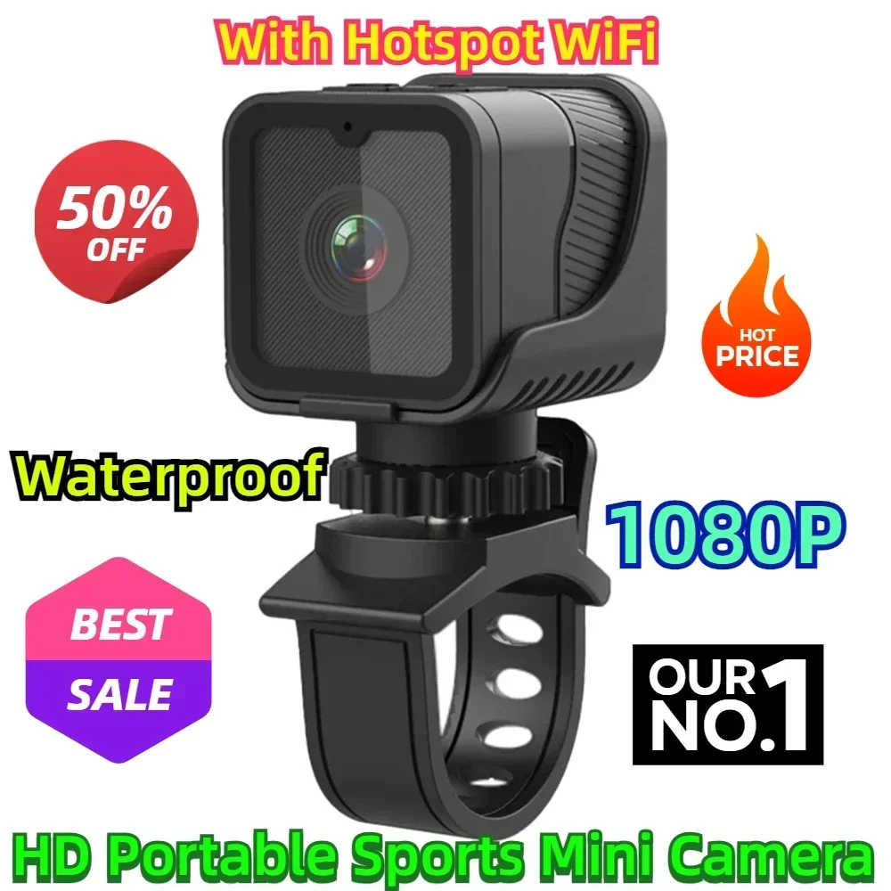 With Hotspot WiFi Waterproof Camera Motorcycle and Bike Driving Recorder 1080P HD Portable Sports Mini Camera
With Hotspot WiFi Waterproof Camera Motorcycle and Bike Driving Recorder 1080P HD Portable Sports Mini Camera