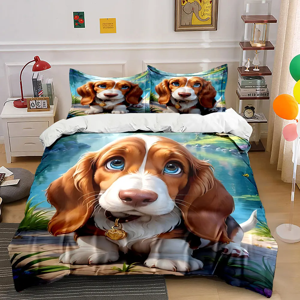 Warm Puppy by Lakeside Pattern Duvet Cover Set Digital Print Colorful Polyester Bedding with Zipper Closur for kids gifts
Warm Puppy by Lakeside Pattern Duvet Cover Set Digital Print Colorful Polyester Bedding with Zipper Closur for kids gifts