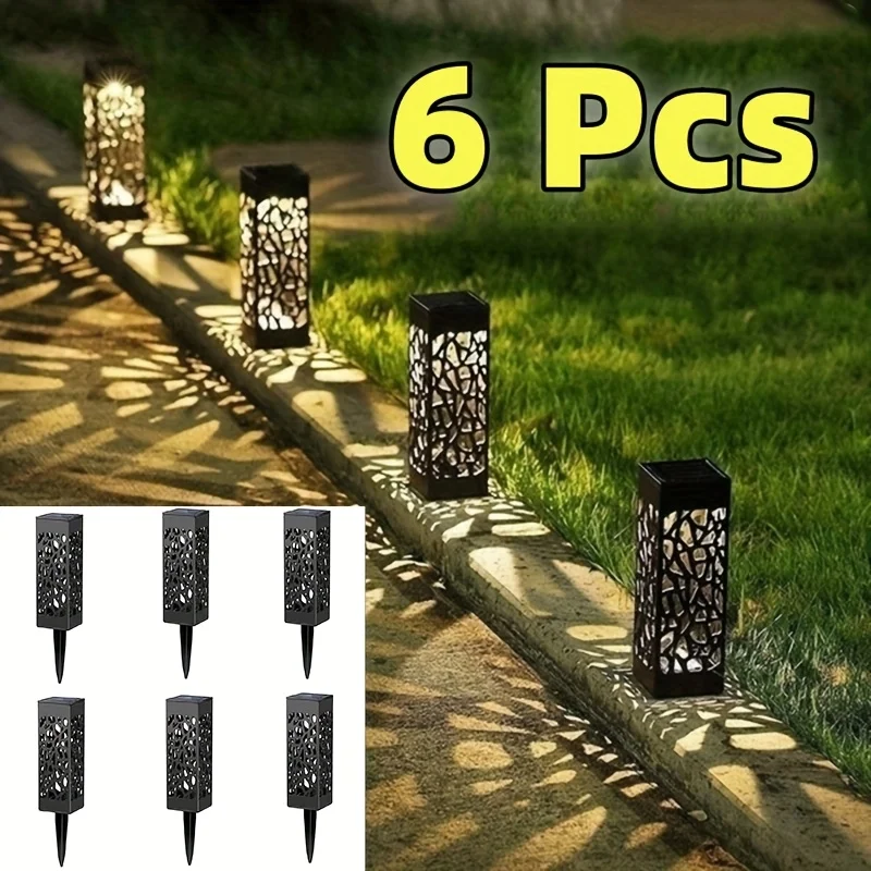 6Pcs solar garden light outdoor waterproof garden light automatically illuminates the path courtyard aisle driveway Christmas ou
6Pcs solar garden light outdoor waterproof garden light automatically illuminates the path courtyard aisle driveway Christmas ou