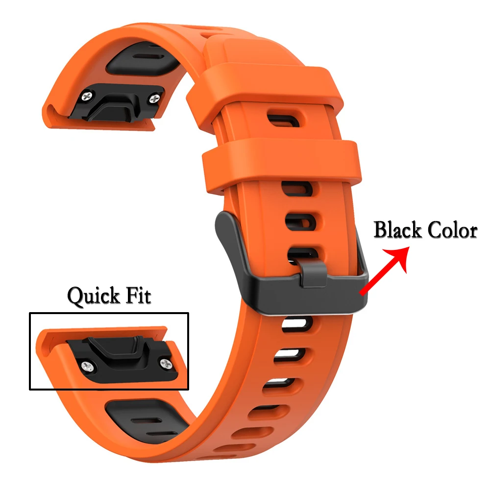 Для Garmin Fenix 8 E 47 мм быстросъемный силиконовый ремешок шириной 22 мм, одноцветный браслет для Garmin approach S62/S60
Для Garmin Fenix 8 E 47 мм быстросъемный силиконовый ремешок шириной 22 мм, одноцветный браслет для Garmin approach S62/S60