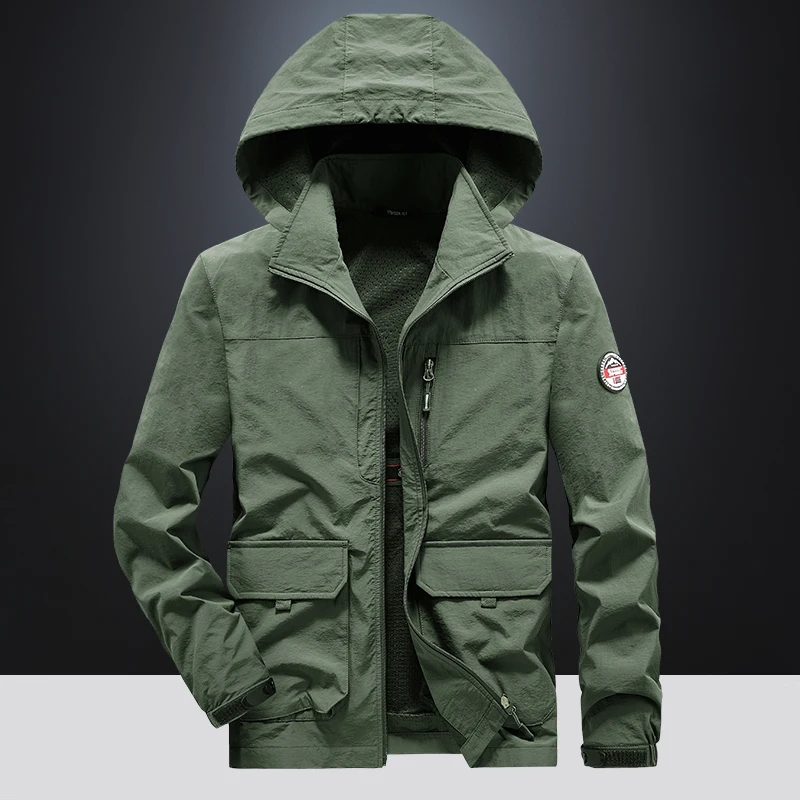 Outdoor Waterproof Coats Winter Male Hiking Jackets Lightweight Casual Jacket Men's New High Quality Military Tactical Jacket
Outdoor Waterproof Coats Winter Male Hiking Jackets Lightweight Casual Jacket Men's New High Quality Military Tactical Jacket