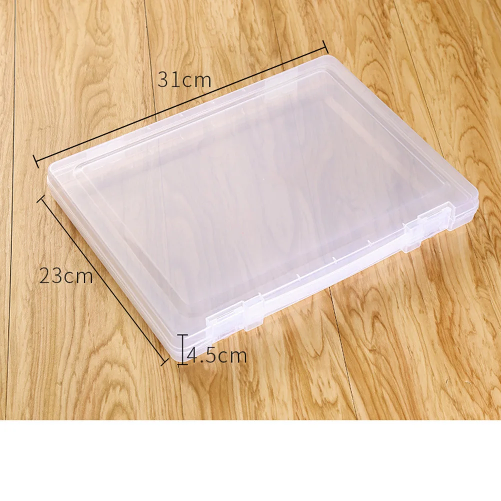 Clear A4 File Case 32x23x4.5cm PP Document Organizer Strong Snap Buckle File Storage Container Dustproof Scratch Resistant
Clear A4 File Case 32x23x4.5cm PP Document Organizer Strong Snap Buckle File Storage Container Dustproof Scratch Resistant