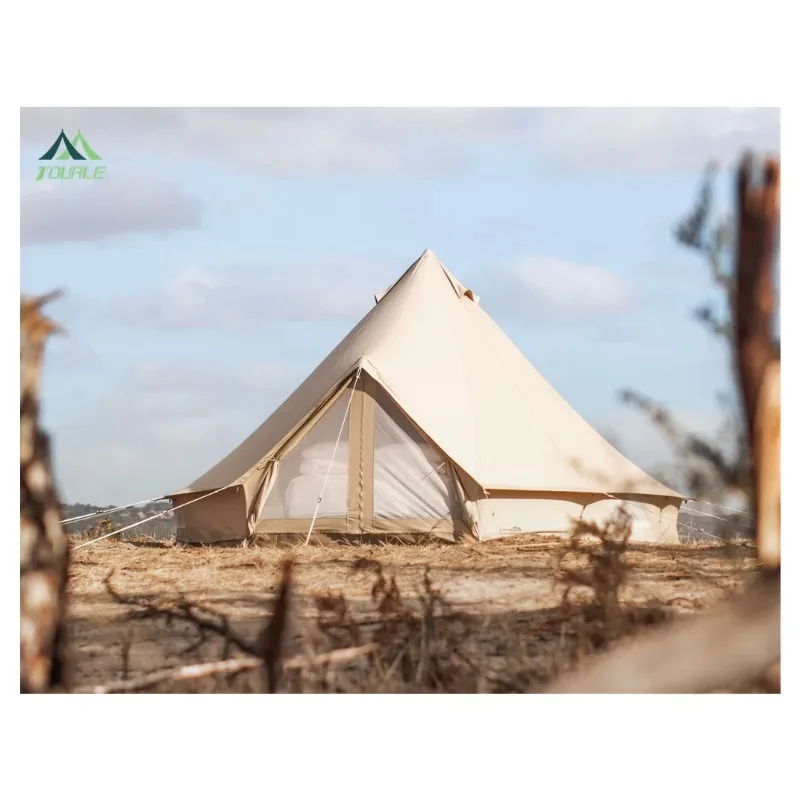 5m Double Door Pro Bell Tent Family Camping Gear Yurt Tent
5m Double Door Pro Bell Tent Family Camping Gear Yurt Tent