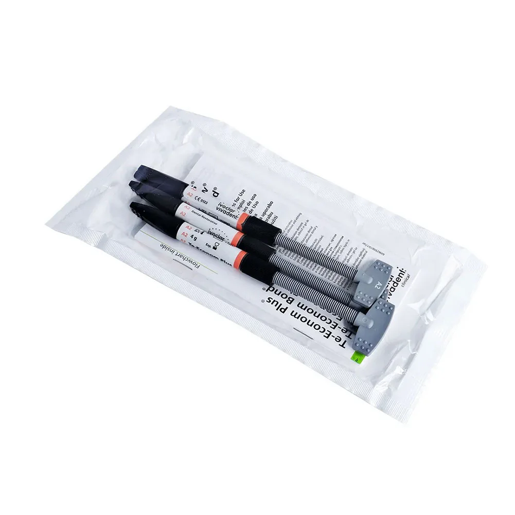 Economical Dental Restorative Composite Resin Ivoclar TE-Econom Plus Light Cure 4g*3Pcs Syringe Anterior Posterior Tooth Repair
Economical Dental Restorative Composite Resin Ivoclar TE-Econom Plus Light Cure 4g*3Pcs Syringe Anterior Posterior Tooth Repair
