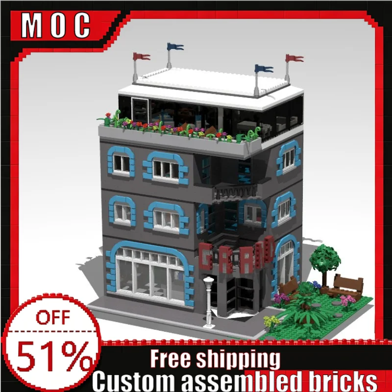 3667 Parts New Hotel And Spa Modular City Building Blocks Custom DIY Educational Assembly Toys Creative Christmas Display Gifts
3667 Parts New Hotel And Spa Modular City Building Blocks Custom DIY Educational Assembly Toys Creative Christmas Display Gifts