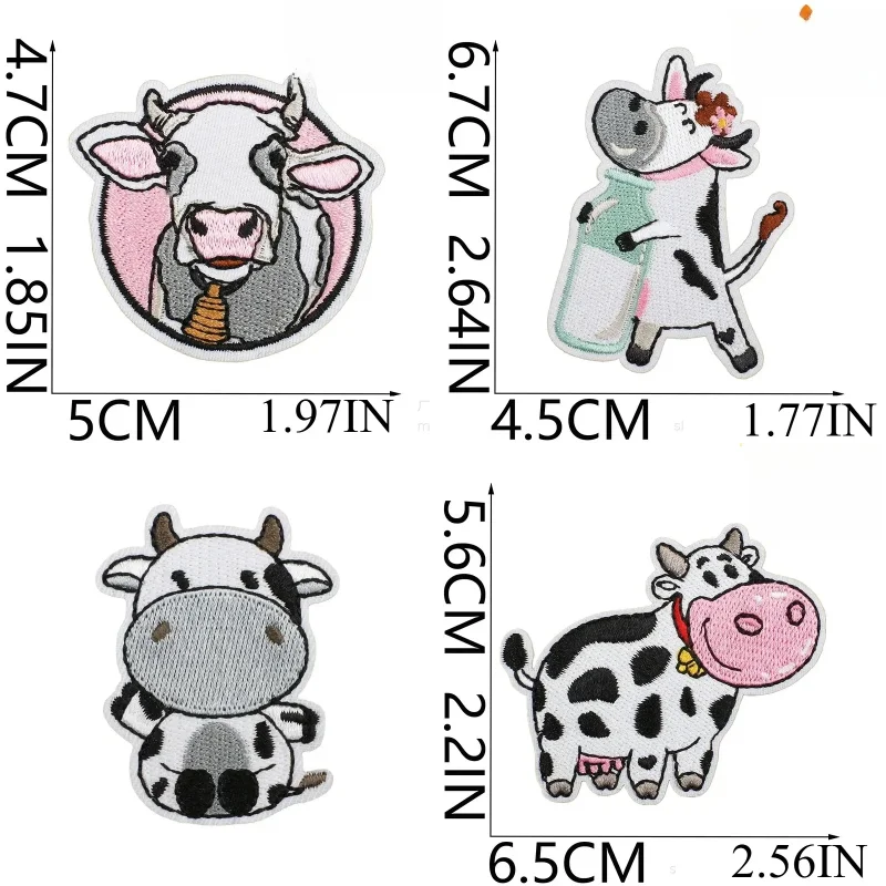 Mother of Human Cow Embroidery Cloth Sticker Energy Cartoon Cow Head Cow Clothing Decoration DIY Apparel Sewing Supplies
Mother of Human Cow Embroidery Cloth Sticker Energy Cartoon Cow Head Cow Clothing Decoration DIY Apparel Sewing Supplies