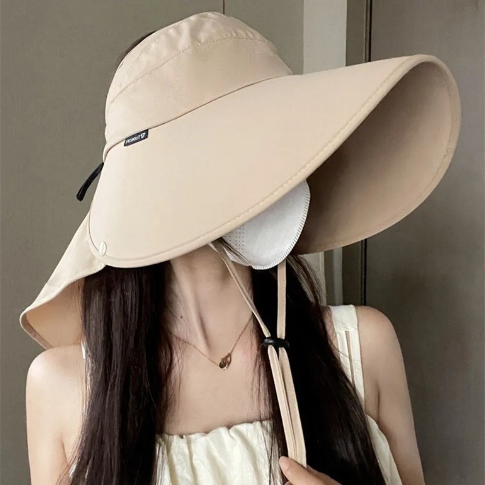 New Wide Brim Sunscreen Cap Breathable with Leaking Ponytail Shawl Cap Foldable Bucket Hat Women
New Wide Brim Sunscreen Cap Breathable with Leaking Ponytail Shawl Cap Foldable Bucket Hat Women