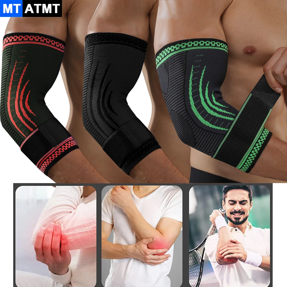 MTATMT 1Pcs Fitness Elbow Brace Compression Support With Adjustable Strap for Sports tennis elbow, tendonitis, epicondyt elbow
MTATMT 1Pcs Fitness Elbow Brace Compression Support With Adjustable Strap for Sports tennis elbow, tendonitis, epicondyt elbow
