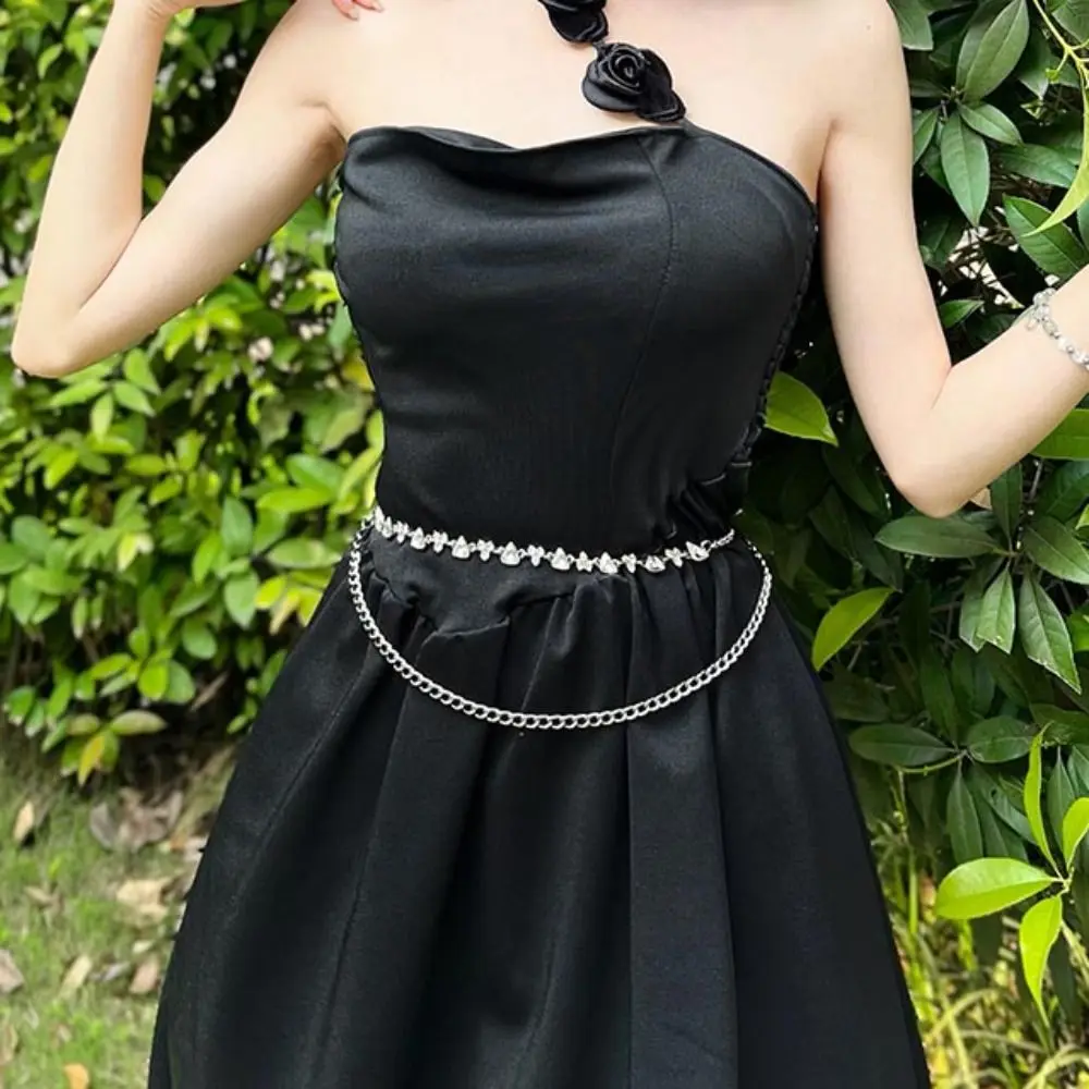 Elegant Adjustable Pearl Waist Chain Dress Decor Korean Style Rhinestone Waistband All-match Luxury Metal Waist Belt Daily
Elegant Adjustable Pearl Waist Chain Dress Decor Korean Style Rhinestone Waistband All-match Luxury Metal Waist Belt Daily