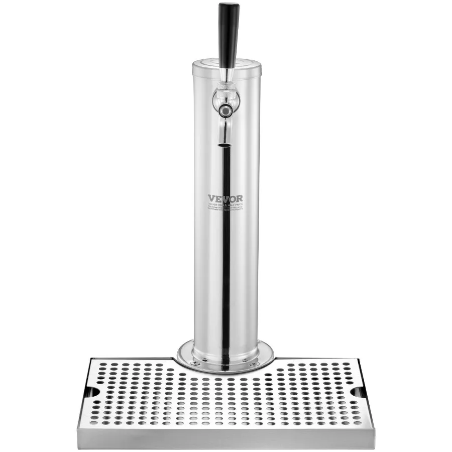 Kegerator Tower Kit Single Tap Beer Conversion Kit Stainless Steel Keg Beer Tower Dispenser with Dual Gauge CGA320 Regulator D
Kegerator Tower Kit Single Tap Beer Conversion Kit Stainless Steel Keg Beer Tower Dispenser with Dual Gauge CGA320 Regulator D
