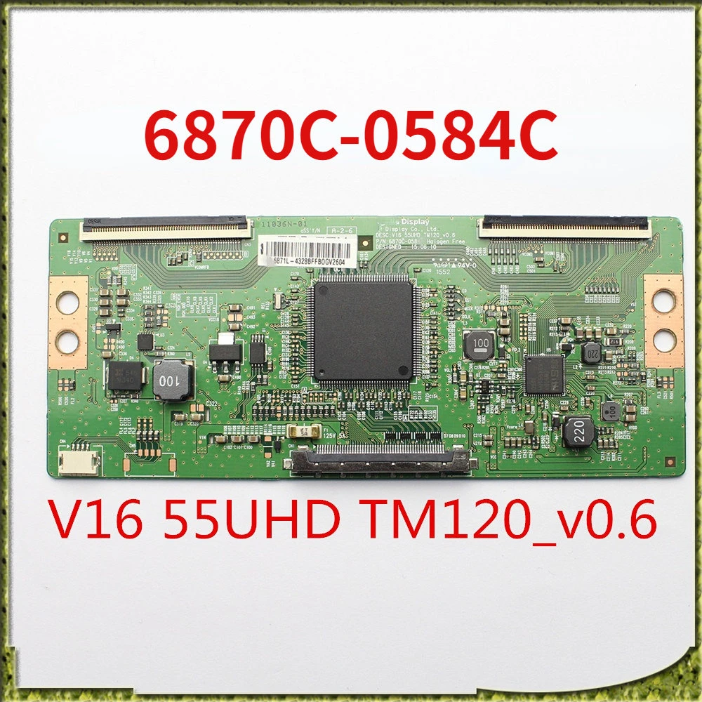 T Con карта 6870C-0584C Tcon плата 6870C 0584C 43/49/55 дюймов TV V16 55UHD TM120 телевизионная плата... Оригинальная логическая плата T-con 6870C0584C
T Con карта 6870C-0584C Tcon плата 6870C 0584C 43/49/55 дюймов TV V16 55UHD TM120 телевизионная плата... Оригинальная логическая плата T-con 6870C0584C