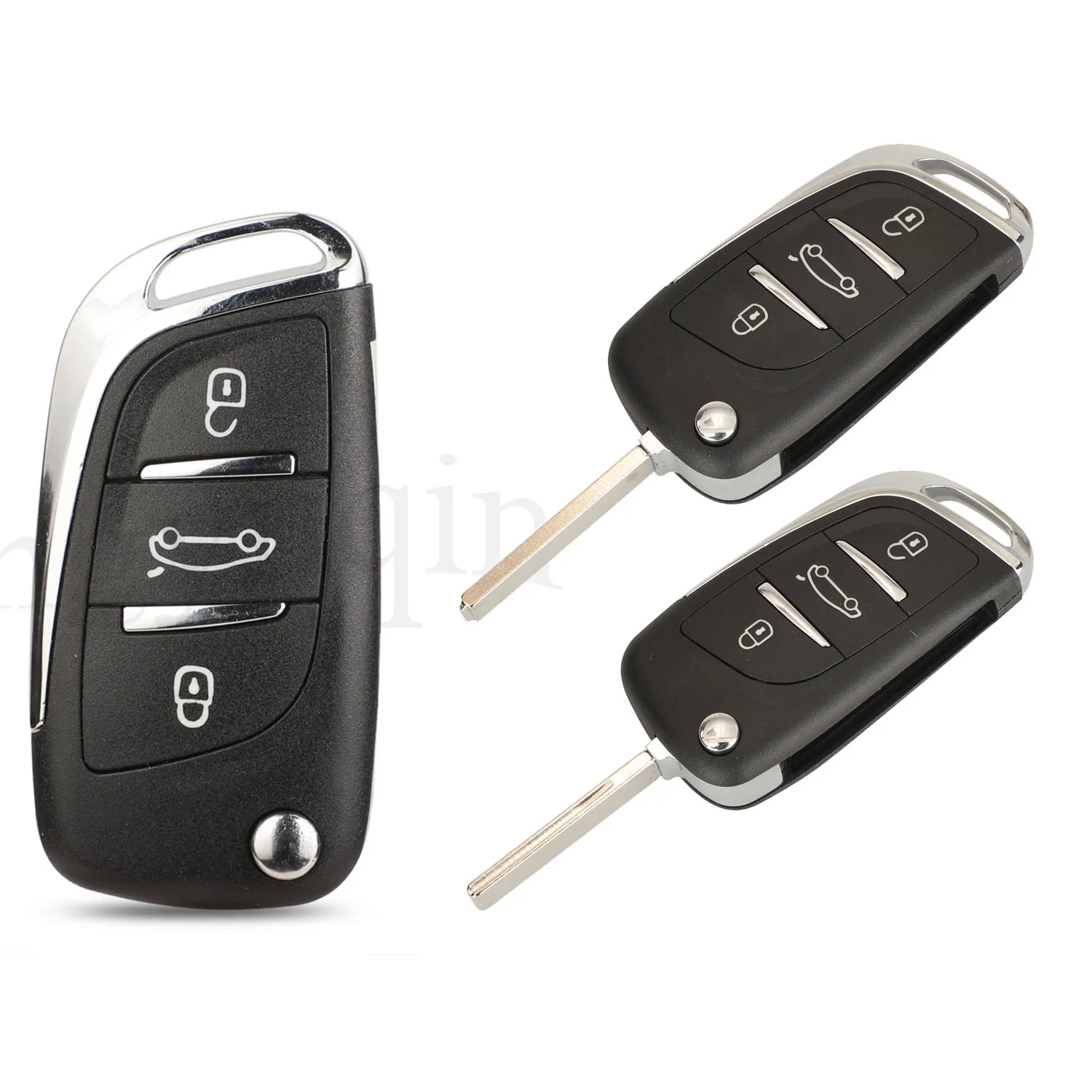 jingyuqin 3BTN Flip Folding Smart Remote Car Key Shell Fob For Peugeot 508 For Citroen C3 C4 C4L DS4 With VA2 HU83 Blade
jingyuqin 3BTN Flip Folding Smart Remote Car Key Shell Fob For Peugeot 508 For Citroen C3 C4 C4L DS4 With VA2 HU83 Blade