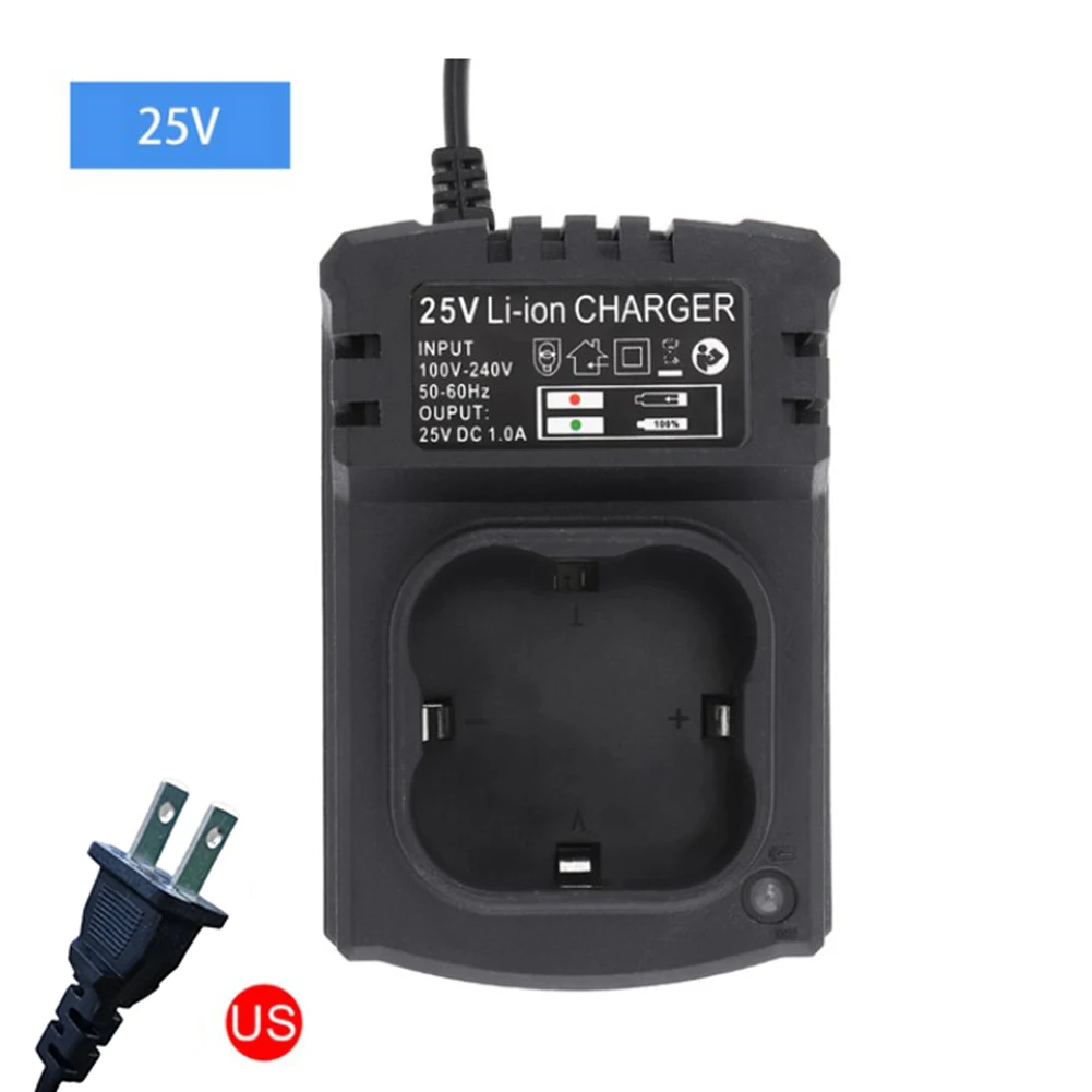 25V DC US/EU Li-ion Rechargeable Charger Support 110-240V For Electrical Drill Portable Smart Fast Li-ion Charging For Lithium
25V DC US/EU Li-ion Rechargeable Charger Support 110-240V For Electrical Drill Portable Smart Fast Li-ion Charging For Lithium
