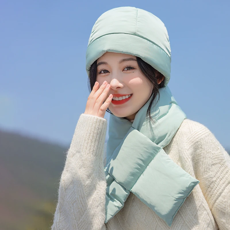 Hat and Scarf Two-piece Hat Women's Winter Warm and Fleece Thickened Outdoor Riding Windproof Ski Ear Protection Scarf Cap
Hat and Scarf Two-piece Hat Women's Winter Warm and Fleece Thickened Outdoor Riding Windproof Ski Ear Protection Scarf Cap