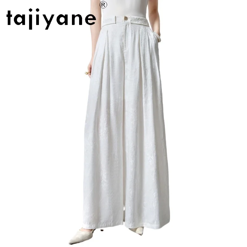 TAJIYANE New Luxury Brands Women's Pants and Trousers Wide-leg Pants for Woman Silk Linen Blend Trousers Summer Clothes Штаны
TAJIYANE New Luxury Brands Women's Pants and Trousers Wide-leg Pants for Woman Silk Linen Blend Trousers Summer Clothes Штаны