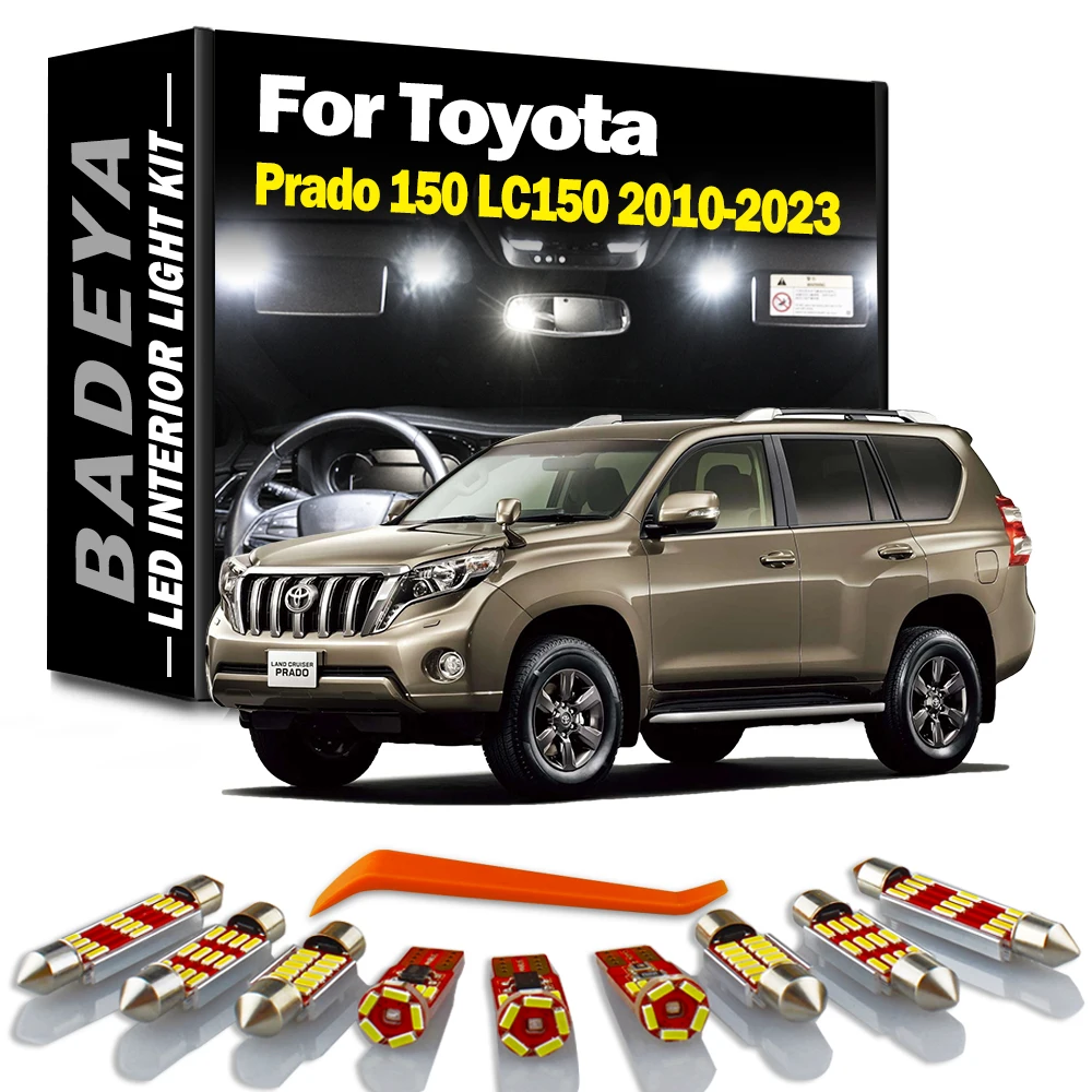 BADEYA 16 шт. сигнальная лампа для Toyota Prado 150 LC150 2010- 2019 2020 2021 2022 2023 светодиодная внутренняя карта двери багажника солнцезащитный козырек комплект
BADEYA 16 шт. сигнальная лампа для Toyota Prado 150 LC150 2010- 2019 2020 2021 2022 2023 светодиодная внутренняя карта двери багажника солнцезащитный козырек комплект