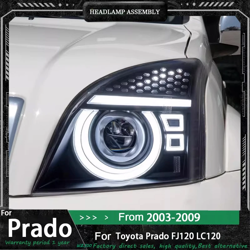 LED Car For Toyota Prado Headlight 2003-2009 Upgrade Modified to New DRL Dynamic Turn Signal LED Headlight Auto Accessories
LED Car For Toyota Prado Headlight 2003-2009 Upgrade Modified to New DRL Dynamic Turn Signal LED Headlight Auto Accessories