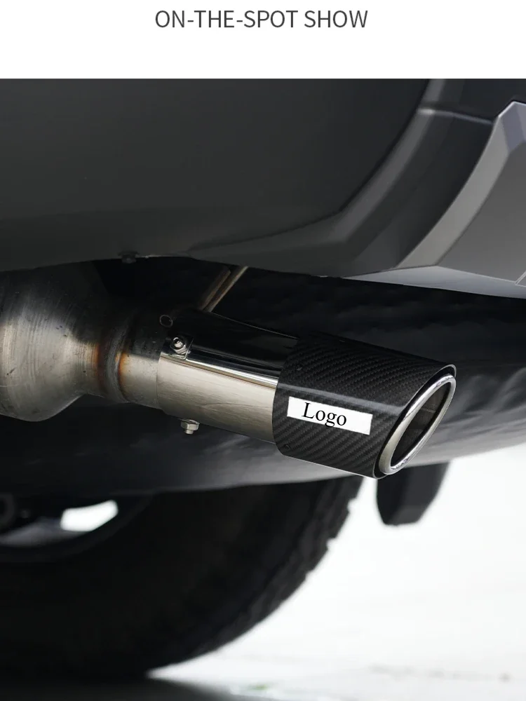 Automobile Carbon Fiber Exhaust Pipe Modification Accessory Device for Toyota Prado
Automobile Carbon Fiber Exhaust Pipe Modification Accessory Device for Toyota Prado