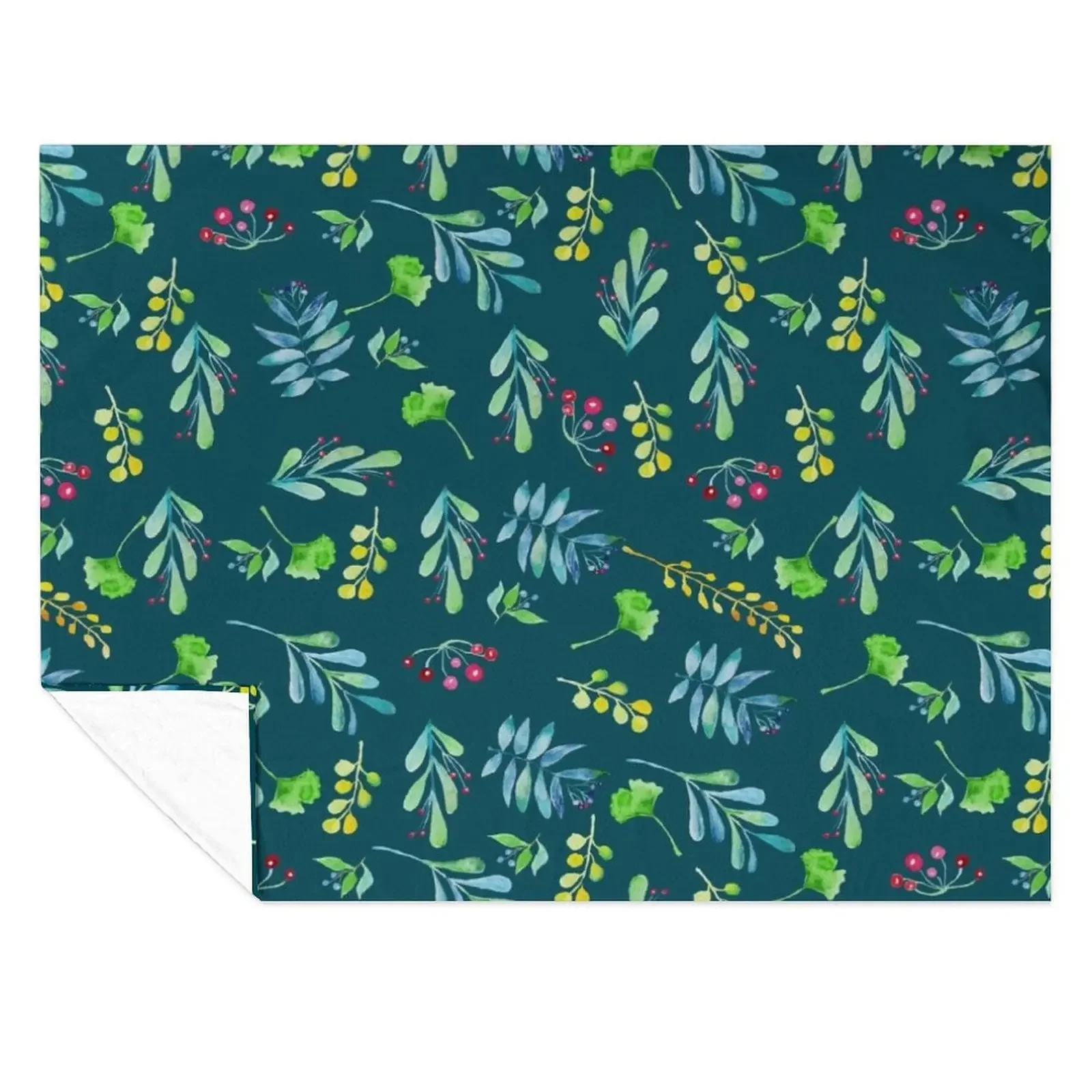 Green and Blue Watercolor Flowers & Leaves Pattern Throw Blanket Bed Softest Cute Blankets For Sofas Blankets
Green and Blue Watercolor Flowers & Leaves Pattern Throw Blanket Bed Softest Cute Blankets For Sofas Blankets