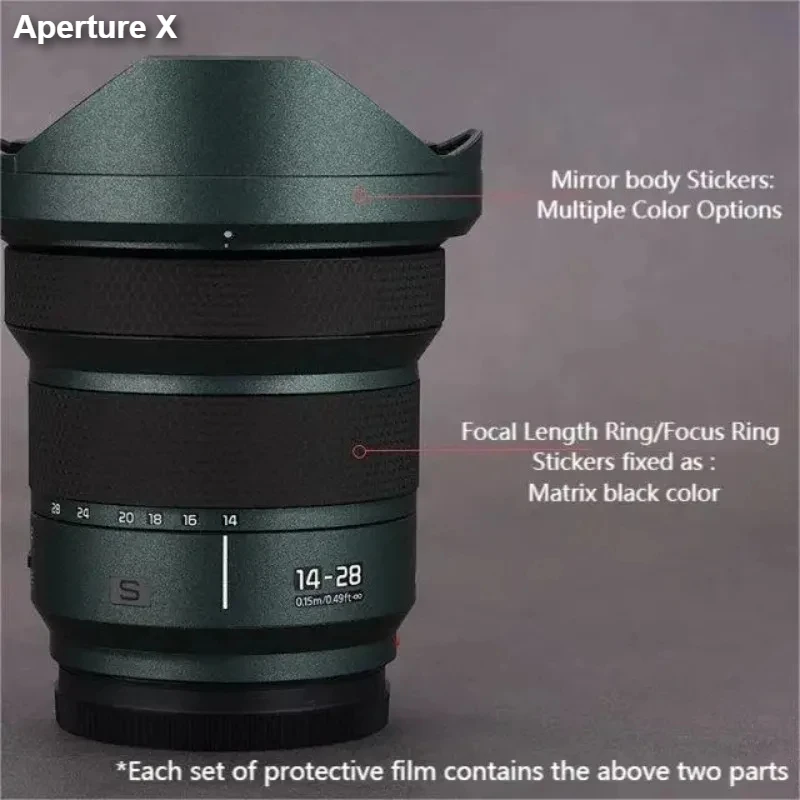 For Panasonic S 14-28mm F4-5.6 Lens Sticker Anti-Scratch Coat Wrap Protective Film Body Protector Decal Skin For Lumix S 14-28
For Panasonic S 14-28mm F4-5.6 Lens Sticker Anti-Scratch Coat Wrap Protective Film Body Protector Decal Skin For Lumix S 14-28