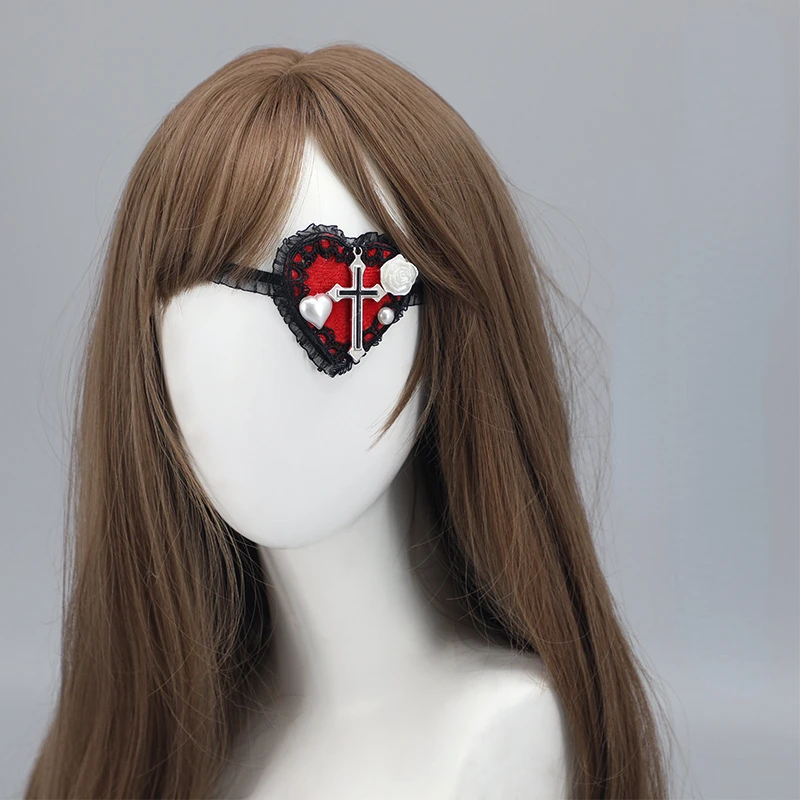 Gothic Lolita Eye Patch Eyemask Lace Cosplay Accessories Kawaii Role Play Costume Live Stream Prop Halloween Party Gift
Gothic Lolita Eye Patch Eyemask Lace Cosplay Accessories Kawaii Role Play Costume Live Stream Prop Halloween Party Gift