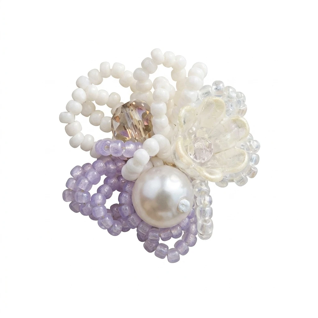 Nylon Woven Pearl Rhinestone Flower Charm Purple Flower Lightweight Modular DIY Jewelry Making Accessory for Women 1pcs
Nylon Woven Pearl Rhinestone Flower Charm Purple Flower Lightweight Modular DIY Jewelry Making Accessory for Women 1pcs