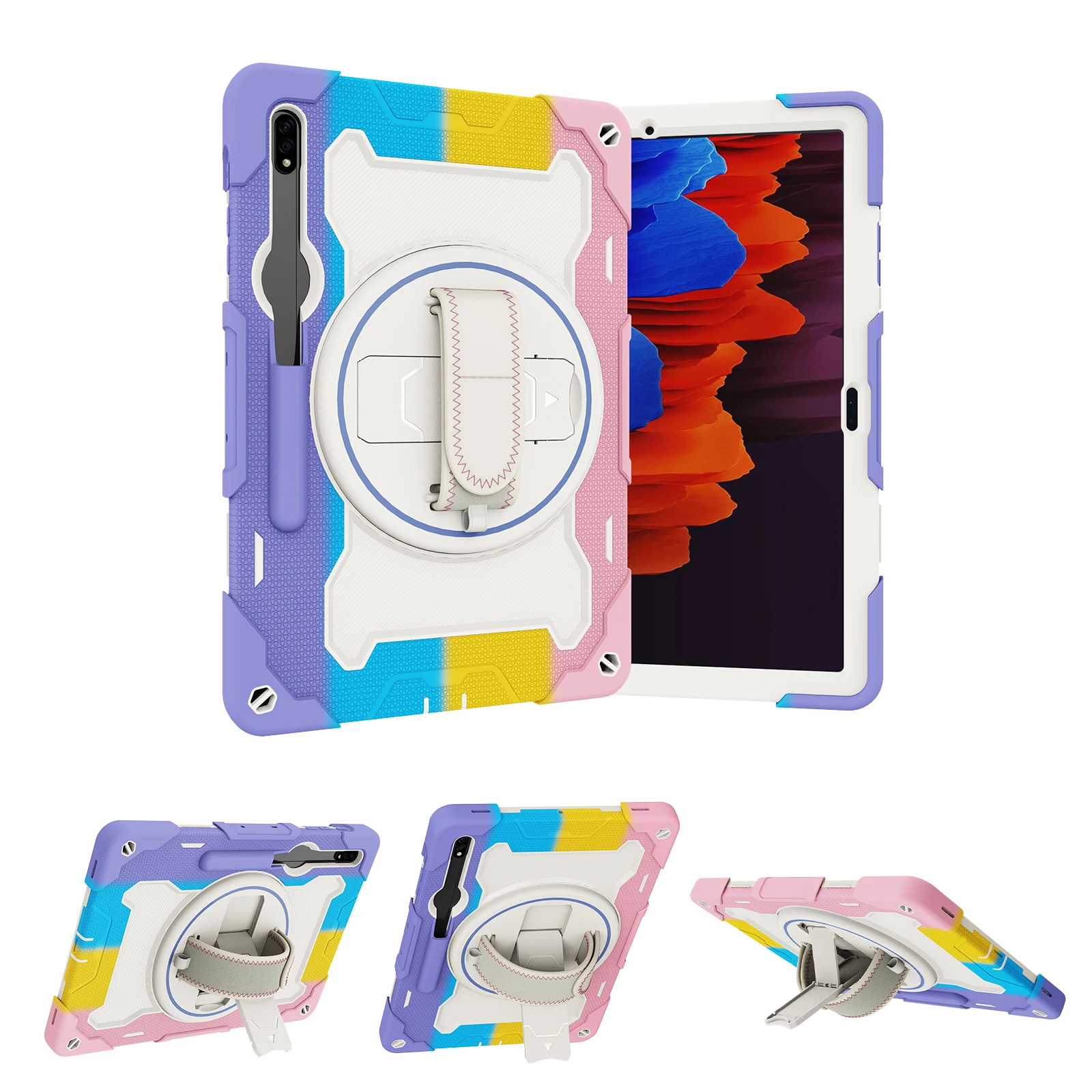 Универсальный сверхмощный чехол для Samsung Galaxy Tab S8 S7 Plus FE 12,4 SM-X800 X806 SM-T730 T735 T736 T970 T975 T976, вращающаяся крышка
Универсальный сверхмощный чехол для Samsung Galaxy Tab S8 S7 Plus FE 12,4 SM-X800 X806 SM-T730 T735 T736 T970 T975 T976, вращающаяся крышка