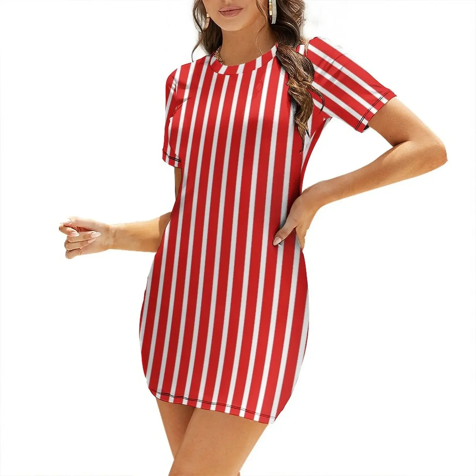 IU Candy Stripes! Crimson and Cream, Red and white striped Short-Sleeved Dress dresses for woman 2026 dresses for women
IU Candy Stripes! Crimson and Cream, Red and white striped Short-Sleeved Dress dresses for woman 2026 dresses for women