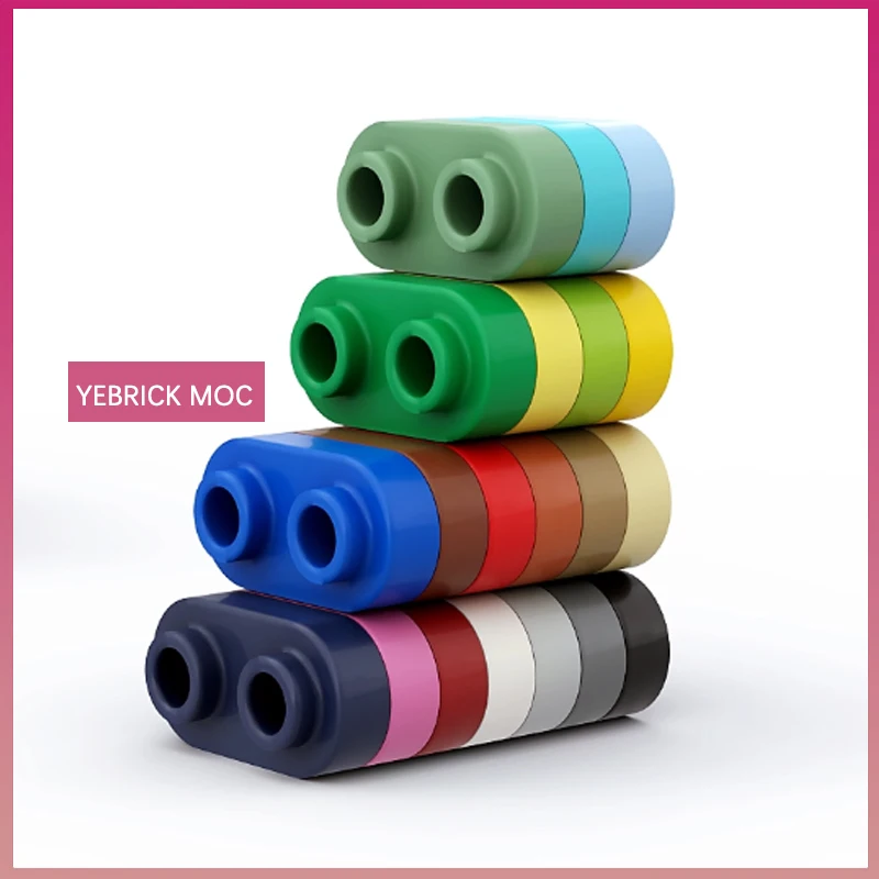 YMS Plate 1x2 Rounded with 2 Open Studs Special Plate Small particles of building blocks KIDS TOYS DIY MOCS
YMS Plate 1x2 Rounded with 2 Open Studs Special Plate Small particles of building blocks KIDS TOYS DIY MOCS