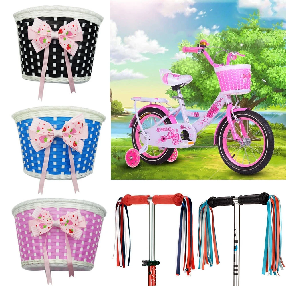 Children Bicycle Storage Scooter Handlebar Basket Bike Front Carrier Bowknot Bag Rear Cycling Hanging Retro Tassels
Children Bicycle Storage Scooter Handlebar Basket Bike Front Carrier Bowknot Bag Rear Cycling Hanging Retro Tassels