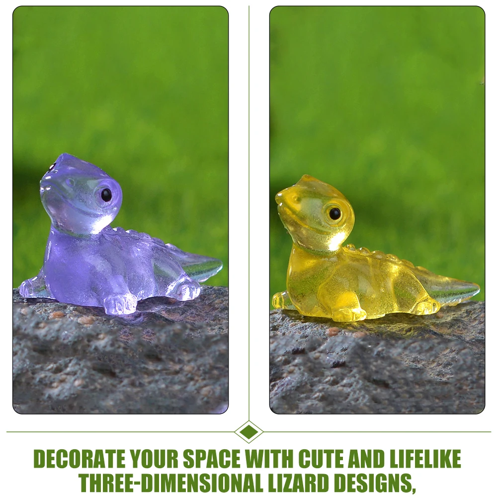 30 Pcs Lizard Luminous Ornaments Child Crafts Miniature Accessories Resin Tiny Geckos
30 Pcs Lizard Luminous Ornaments Child Crafts Miniature Accessories Resin Tiny Geckos