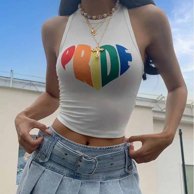 2025 Summer New Women's Vest Top! Rainbow Tone English Print, Casual Simple Hot Girl Style, Slimming & Versatile
2025 Summer New Women's Vest Top! Rainbow Tone English Print, Casual Simple Hot Girl Style, Slimming & Versatile