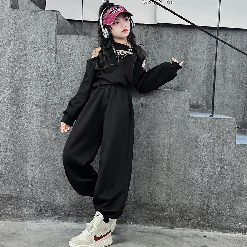 Autumn Girls Trendy Casual Heart Machine Off Shoulder Double Wear Sports Set Suitable 4 6 7 8 9 10 12 14T 2025 New Childrens Set
Autumn Girls Trendy Casual Heart Machine Off Shoulder Double Wear Sports Set Suitable 4 6 7 8 9 10 12 14T 2025 New Childrens Set
