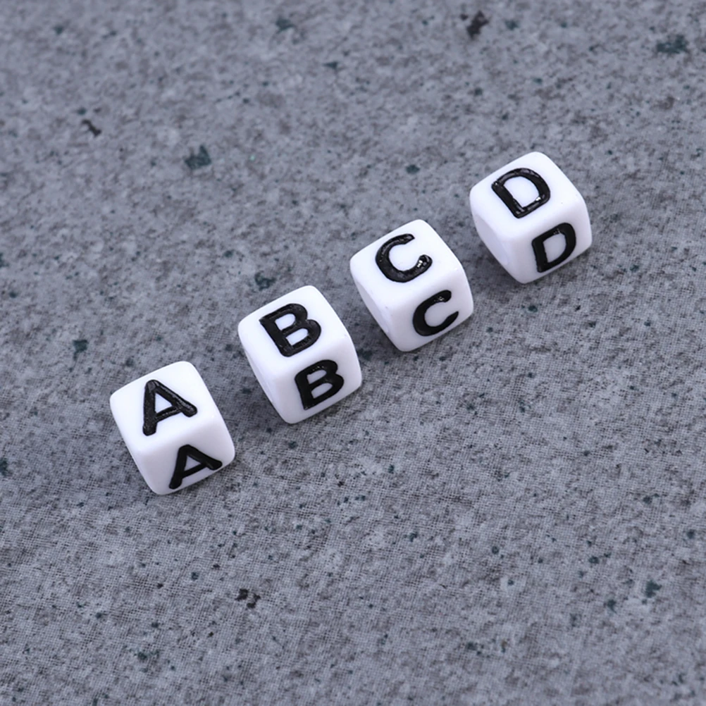 1200pcs Cube Alphabet Beads White Large Letters for Jewelry Making Scattered Beads Craft Projects Teaching Party Games
1200pcs Cube Alphabet Beads White Large Letters for Jewelry Making Scattered Beads Craft Projects Teaching Party Games