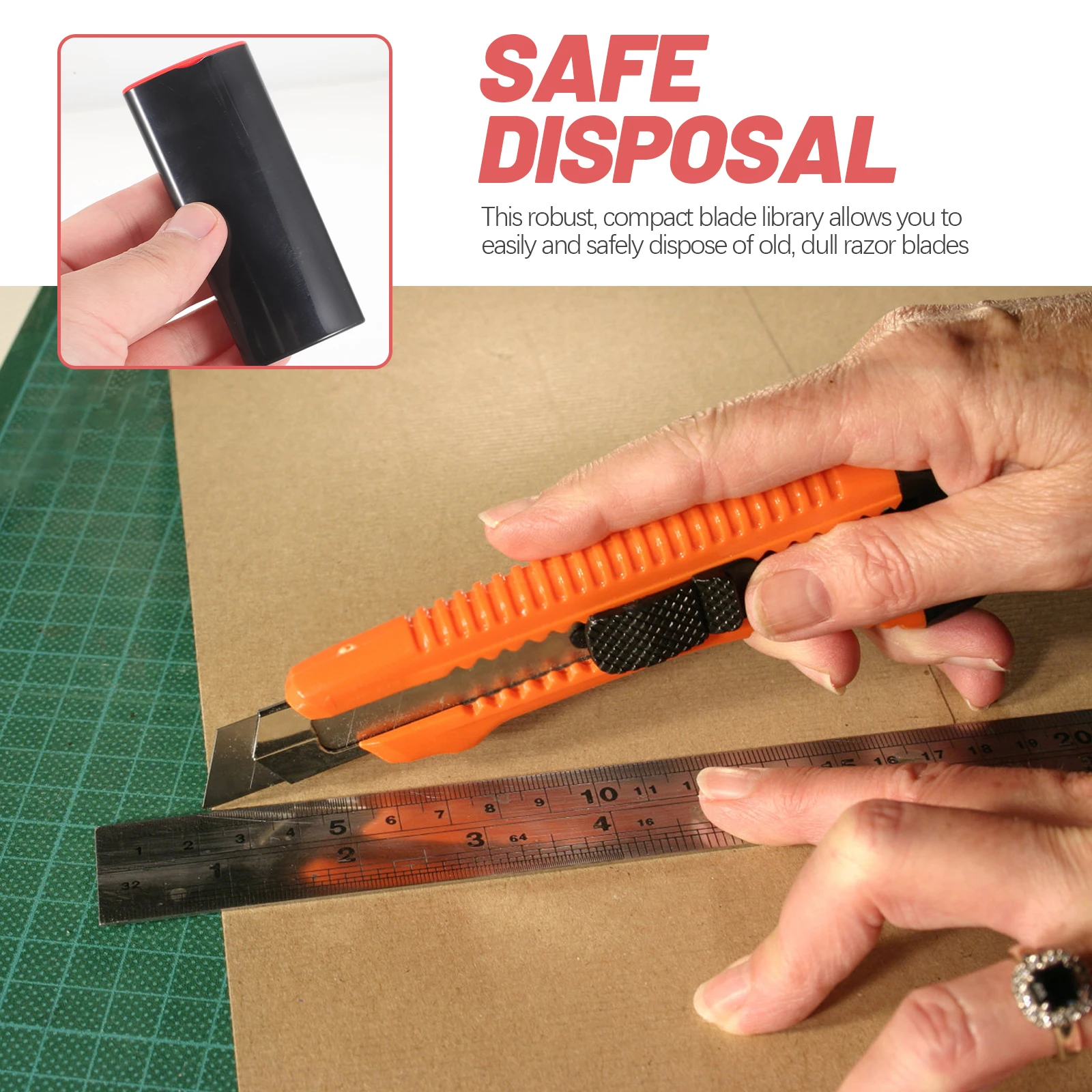 Portable Blades Disposal Container Waste Box Safe Storage Pp Material Lightweight Reusable Sharps Container Blades Recycling Box
Portable Blades Disposal Container Waste Box Safe Storage Pp Material Lightweight Reusable Sharps Container Blades Recycling Box