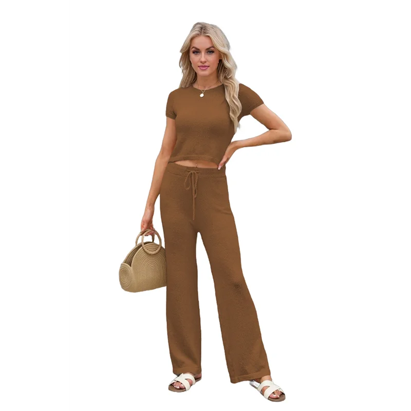 CYL-женские летние комплекты из 2 предметов, топы с короткими рукавами и цветными блоками, спортивный костюм, облегающие брюки, одинаковый комплект, комплекты для отдыха, 2025
CYL-женские летние комплекты из 2 предметов, топы с короткими рукавами и цветными блоками, спортивный костюм, облегающие брюки, одинаковый комплект, комплекты для отдыха, 2025