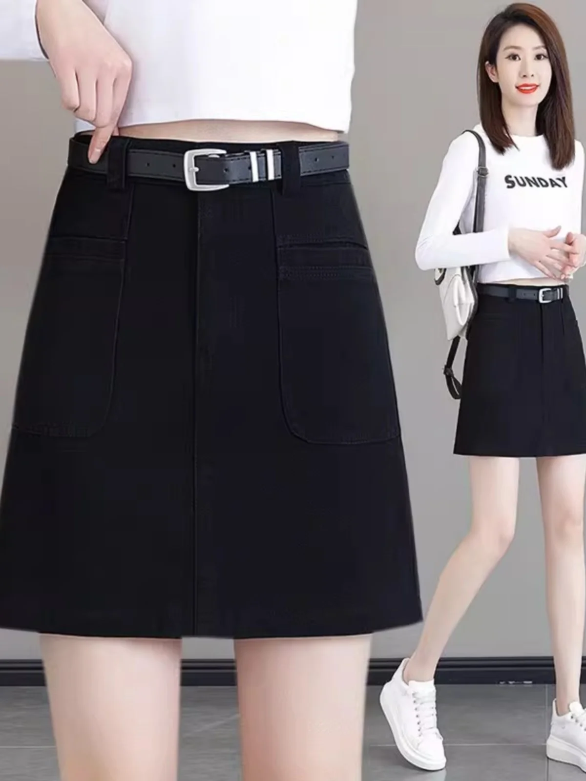 Женская юбка трапециевидной формы с высокой талией, весеннее новое поступление, однотонная юбка для офиса и поездок на работу
Женская юбка трапециевидной формы с высокой талией, весеннее новое поступление, однотонная юбка для офиса и поездок на работу