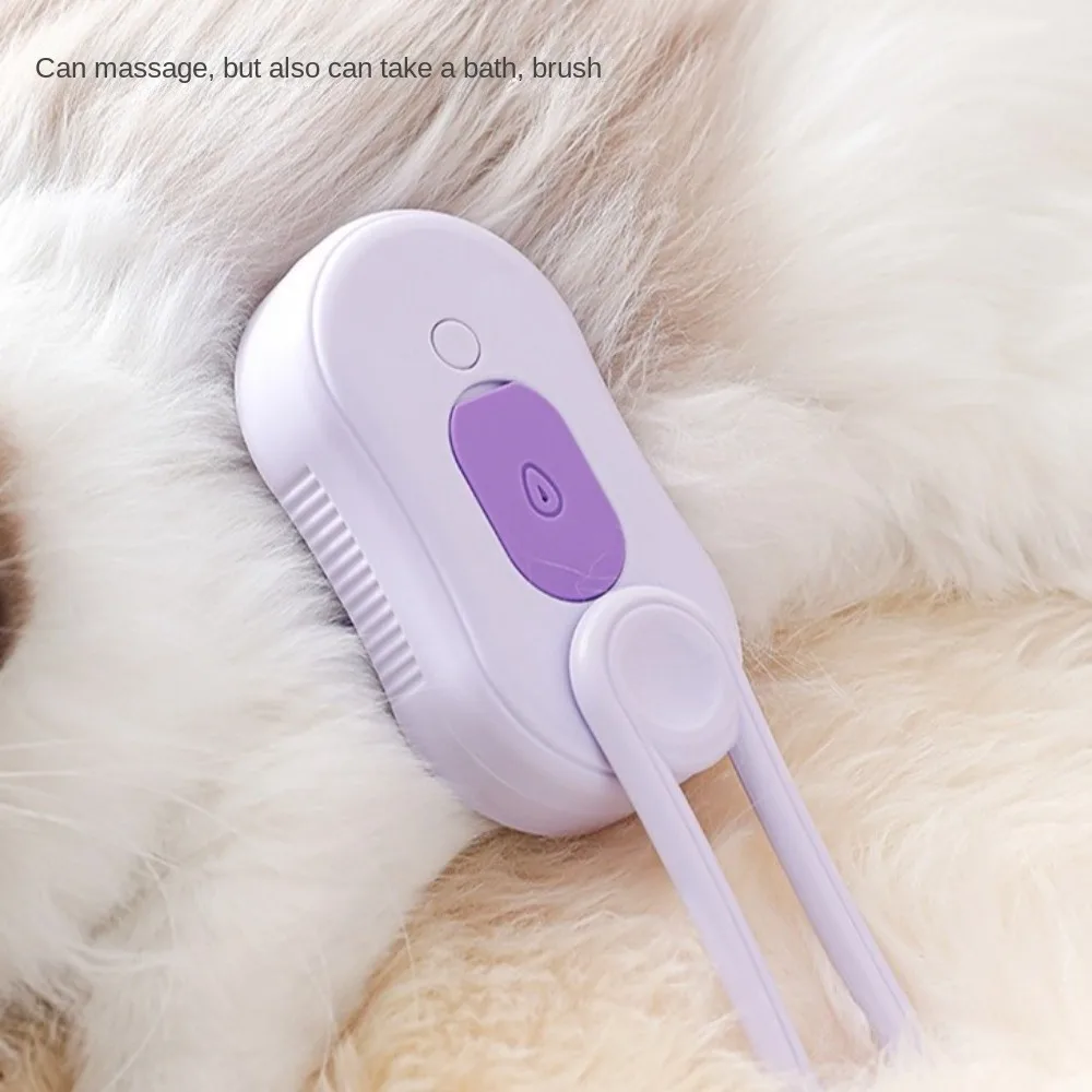 New Electric Pet Spritz Brush One-click Massage Pet Massage Comb Pet Accessories Folding Spritz Defur Comb for Pet Grooming 
New Electric Pet Spritz Brush One-click Massage Pet Massage Comb Pet Accessories Folding Spritz Defur Comb for Pet Grooming
