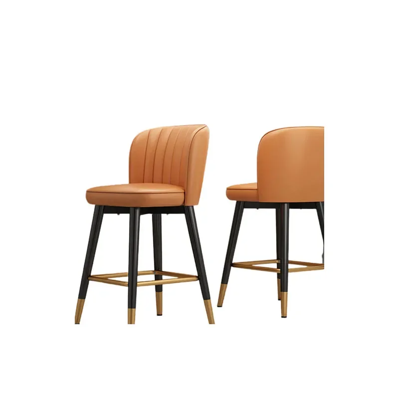 Dining Room Metal Bar Stool Luxury Leather Modern Nordic Chair Kitchen High Quality Style Taburetes De Bar Home Furniture
Dining Room Metal Bar Stool Luxury Leather Modern Nordic Chair Kitchen High Quality Style Taburetes De Bar Home Furniture
