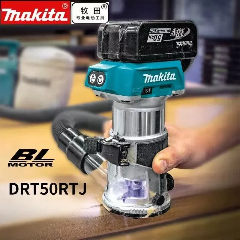 Makita DRT50 Original Cordless Trimmer Rechargeable Trimming Machine Brushless Slotting Tool Milling Woodwork Engraving Machine
Makita DRT50 Original Cordless Trimmer Rechargeable Trimming Machine Brushless Slotting Tool Milling Woodwork Engraving Machine