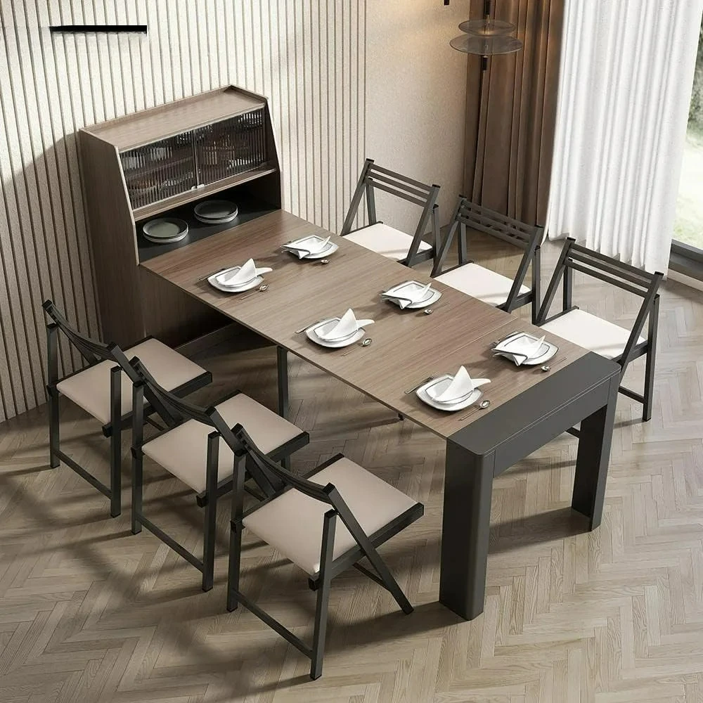 Customizable Rectangular Dining Table Extendable Dining Table Storage Multifunctional
Customizable Rectangular Dining Table Extendable Dining Table Storage Multifunctional