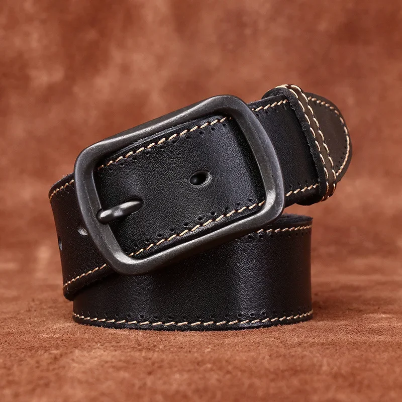 3.8CM Pure Cowhide Male Belt Men Strap High Quality Genuine Leather Luxury Designer Pin Buckle Casual Cowboy Belts Retro
3.8CM Pure Cowhide Male Belt Men Strap High Quality Genuine Leather Luxury Designer Pin Buckle Casual Cowboy Belts Retro